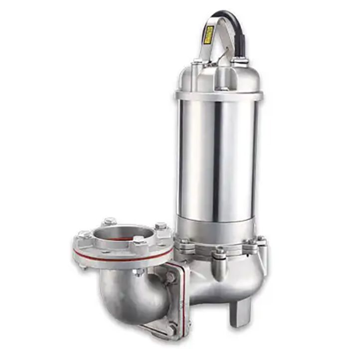 Barmesa Submersible Stainless Steel Vortex Sewage Pump - 4BSV1003DS, 4", 300 GPM, 10 HP, 3-Phase, 230 Volt
